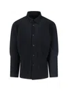 Issey Miyake Pleated Shirt In Black