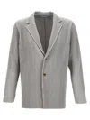 Issey Miyake Single-breasted Blazer With Long Sleeves