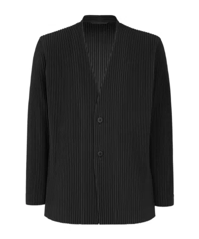 Issey Miyake Tailored Pleats 2  Jacket In Black
