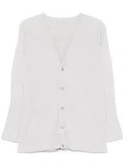 Issey Miyake Homme Plissé  Sophisticated Plissé Cardigan In White
