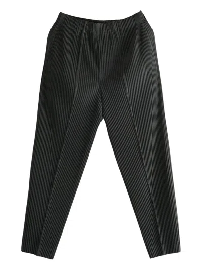 Issey Miyake Homme Plisse'  Streight Leg Trousers In Gray