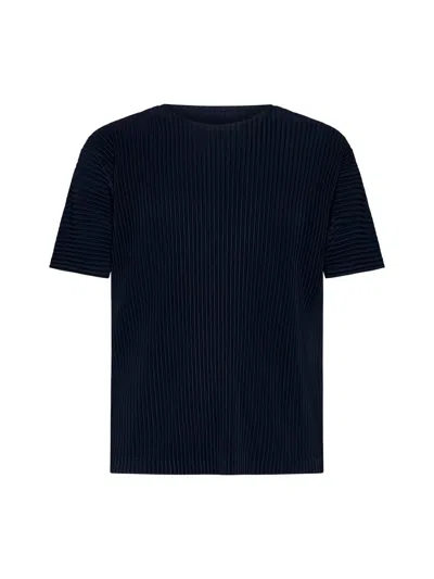Issey Miyake Homme Plisse  T-shirts And Polos In Blue