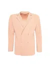 Issey Miyake Homme Plissé  Tailored Jacket Pastel Orange In Orange