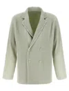 Issey Miyake Tailored Pleats 1 Blazer Green In Green