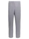 Issey Miyake Tailored Pleats 1' Pants In Gray
