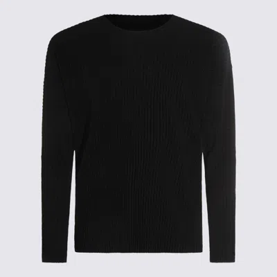 Issey Miyake Homme Plissé  Top Nero In Black
