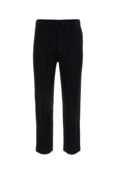 Issey Miyake Homme Plisse  Trousers In Black