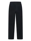 Issey Miyake Cropped Pleated Trousers For Modern Look In Multi