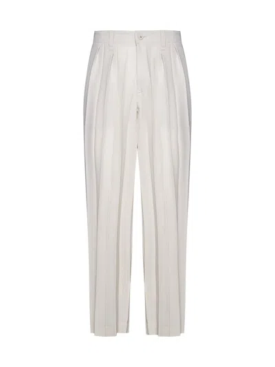 Issey Miyake Homme Plisse  Trousers In Neutral