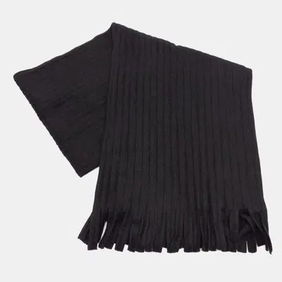 Pre-owned Issey Miyake Homme Plissé Muffler In Gray