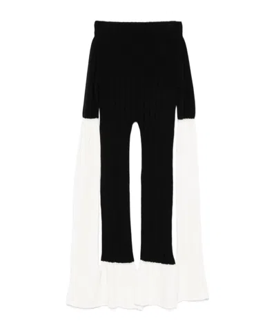 Issey Miyake Horn Casual Pants In Black