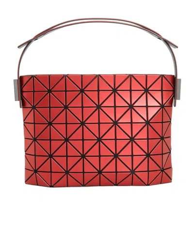 Issey Miyake Iconic Diamond Shoulder Bag In Red