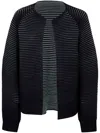 Issey Miyake Circle Knit Cardigan Clothing In Black