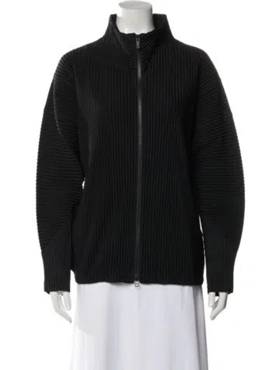 Pre-owned Issey Miyake Jacket In Black