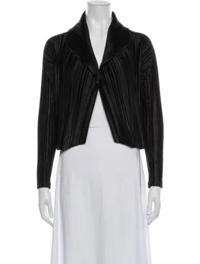 Pre-owned Issey Miyake Jacket In Black