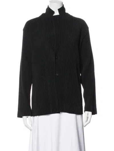 Pre-owned Issey Miyake Jacket In Black