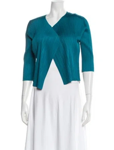 Pre-owned Issey Miyake Jacket In Blue