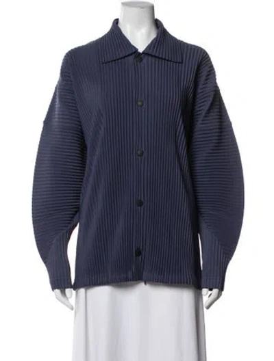 Pre-owned Issey Miyake Jacket In Blue