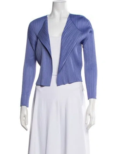 Pre-owned Issey Miyake Jacket In Blue/purple