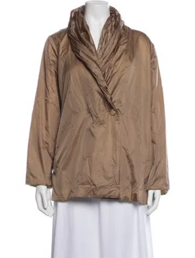 Pre-owned Issey Miyake Jacket In Gold/metallic