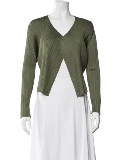 Pre-owned Issey Miyake Jacket In Green