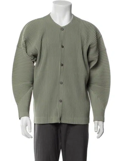 Pre-owned Issey Miyake Jacket In Green