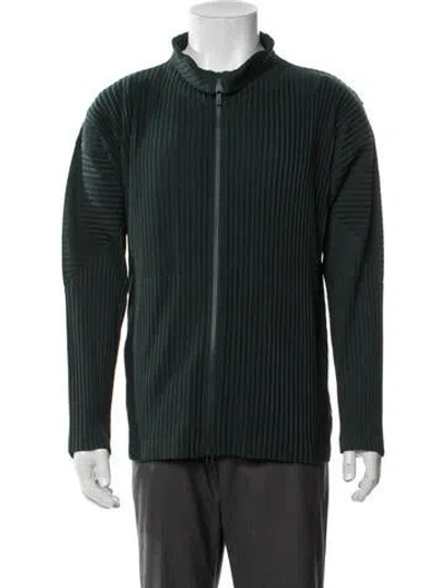 Pre-owned Issey Miyake Jacket In Green