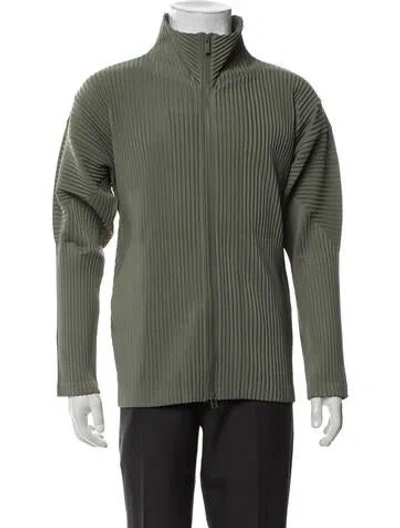 Pre-owned Issey Miyake Jacket In Green