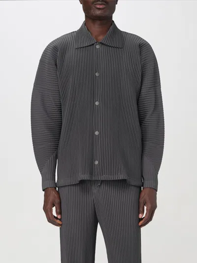 Issey Miyake Shirt Homme Plisse'  Men Color Grey In Grau
