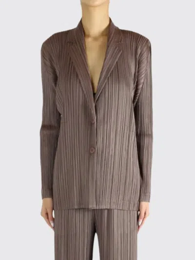 Issey Miyake Jacket Pleats Please  Woman Color Brown