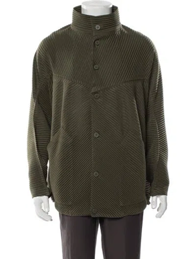Pre-owned Issey Miyake Jacket W/ Tags In Green