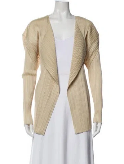Pre-owned Issey Miyake Jacket In Yellow