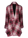 Issey Miyake Women Counterpoint Check Jacket In Multi