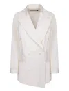 Issey Miyake Wrinkled Effect Jacket In White