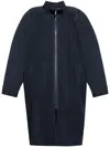 Issey Miyake January Coat In Blue