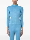 Issey Miyake Monthly Colors January Blouse In Blau
