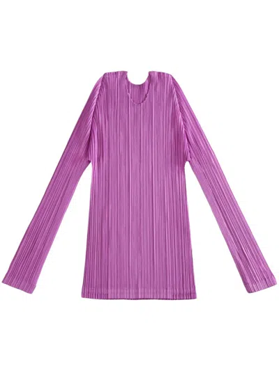 Issey Miyake January Top In Purple