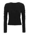 Issey Miyake Black Jellyfish Pleats Sweater
