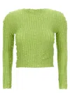 Issey Miyake Jellyfish Pleats Sweaters And Cardigans Green