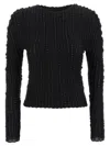 Issey Miyake Black Jellyfish Pleats Sweater