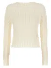 Issey Miyake Jellyfish Pleats Sweaters And Cardigans White