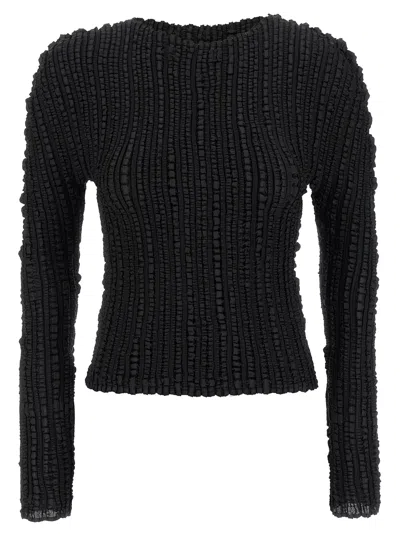 Issey Miyake Jellyfish Pleats Sweaters And Cardigans Black