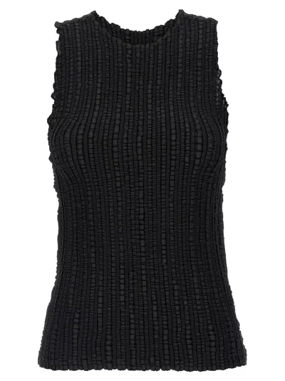 Issey Miyake Jellyfish Pleats Tops Black