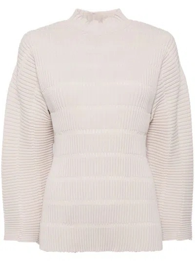 Issey Miyake Jiggly Jumper In Neutrals