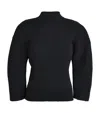 Issey Miyake Turtleneck Long Sleeve Sweater In Black