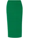 Issey Miyake Jiggly Midi Skirt In 绿色
