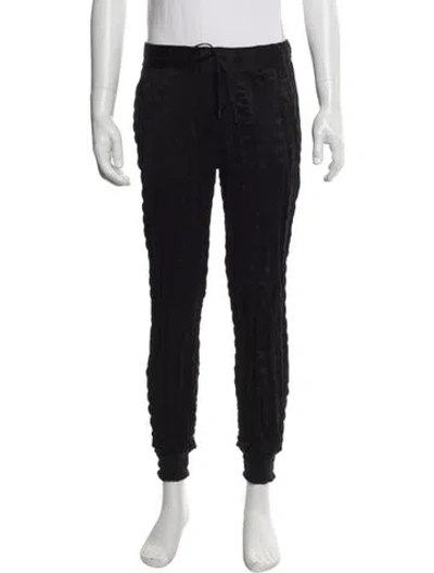 Pre-owned Issey Miyake Joggers In Black