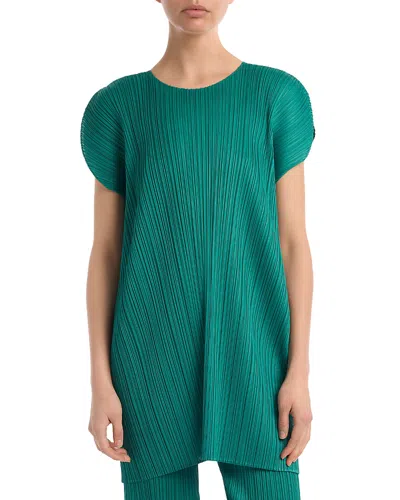 Issey Miyake July Tunic In Green