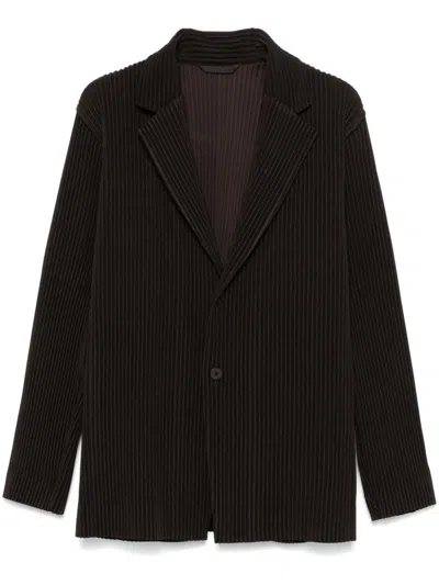 Issey Miyake Kersey Blazer In Brown