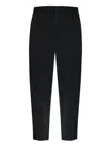 Issey Miyake Kersey Pleated Trousers In Black